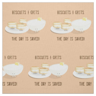 Tela Biscuits y grillos  Tejido