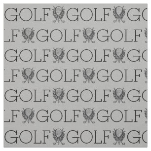 Tela Black Gray Pen and Ink GOLF Ball Tee Clubs Sports