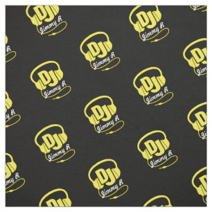 Tela blanca amarilla nombrada personalizado de los