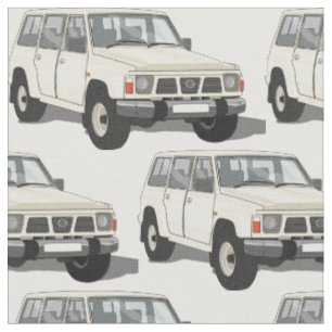 Tela blanca del camión 4X4