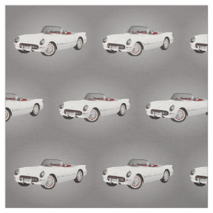 Tela blanca del Corvette