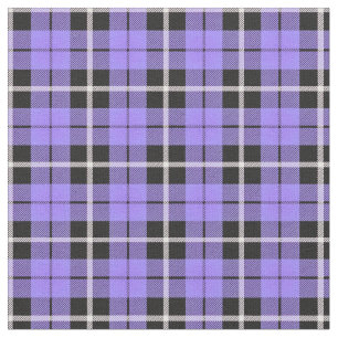 Tela blanco azul claro/raya negra de la lavanda