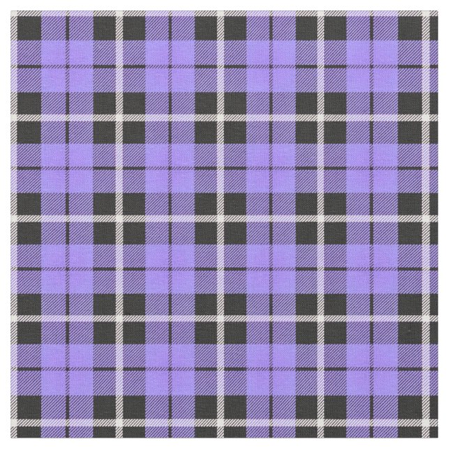 Tela blanco azul claro/raya negra de la lavanda (De cerca)