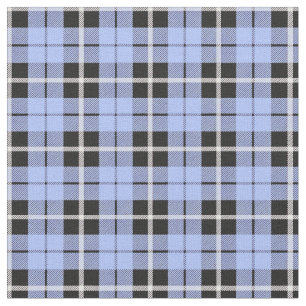 Tela Blanco azul claro/raya negra del bebé