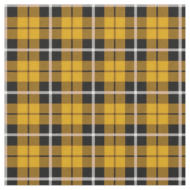 Tela Blanco profundo/raya negra del amarillo del oro (De cerca)