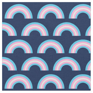 Tela Blanco rosa azul arcoiris transgénero