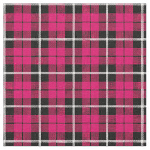 Tela Blanco rosado caliente/raya negra del otoño