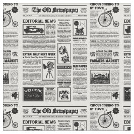 Tela blanco vintage del periódico flapper de 1920