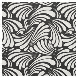 Tela Blanco y negro de Art Nouveau