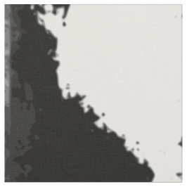 Tela blanco y negro de la impresión de la vaca