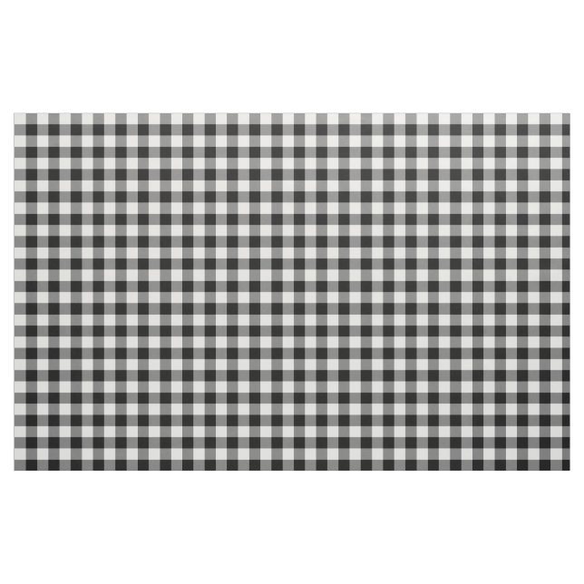 Tela blanco y negro del modelo de la guinga ("Cuarto gordo" (fat quarter))