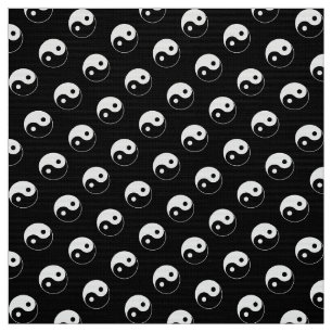 Tela blanco y negro del modelo de Yin Yang
