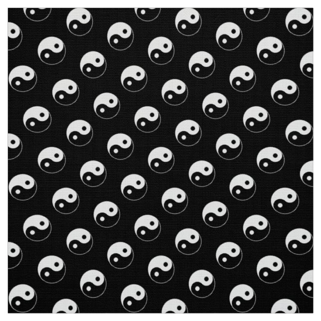 Tela blanco y negro del modelo de Yin Yang (Retal)