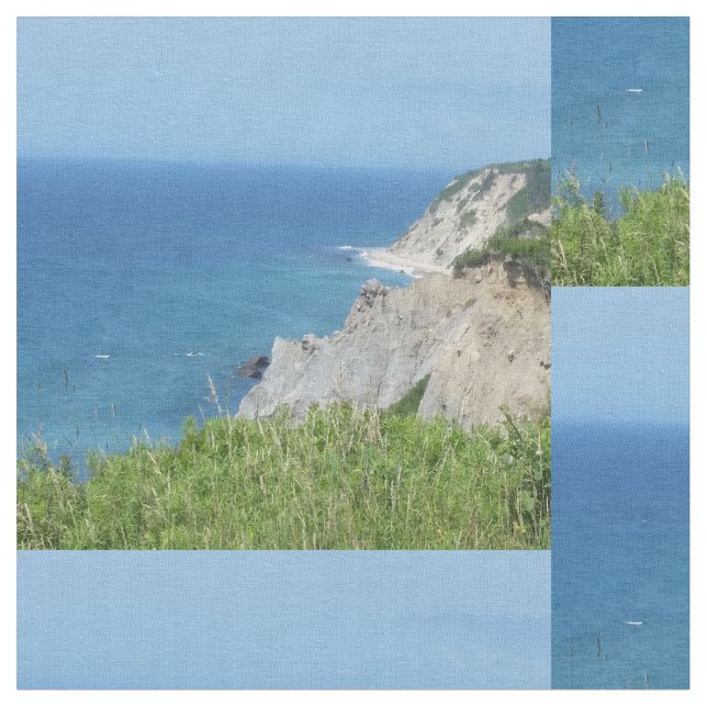 Tela Block Island Bluffs - Isla Block, Isla Rhode (De cerca)