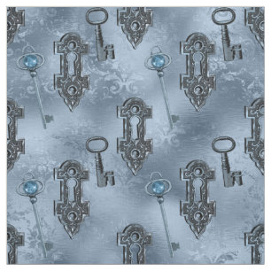 Tela Bloqueo Steampunk y azul con llave   Desconexión d
