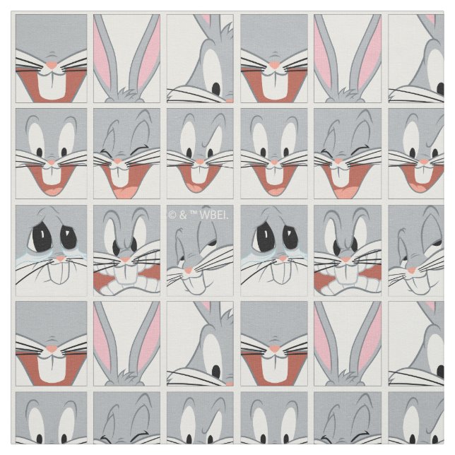 Tela Bloques de expresiones BUGS BUNNY™ (Retal)