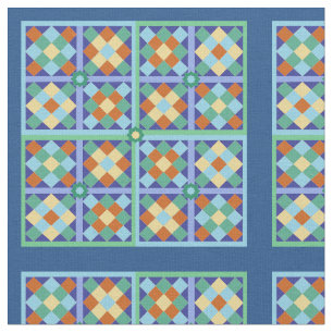 Tela Bloques de mosaico marroquí