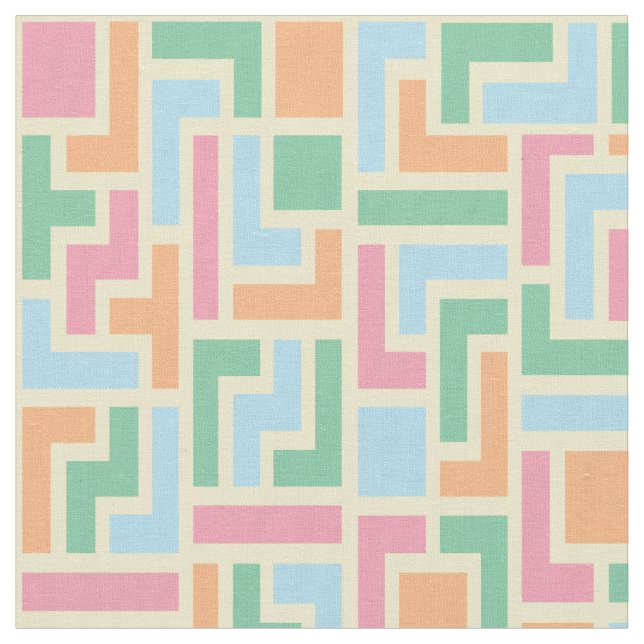 Tela Bloques de rompecabezas (De cerca)