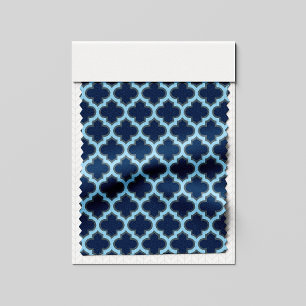 Tela Blue and Baby Blue Trellis, Lattice, Quatrefoil