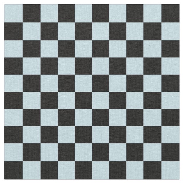 Tela Blue & Black Checkerboard (De cerca)