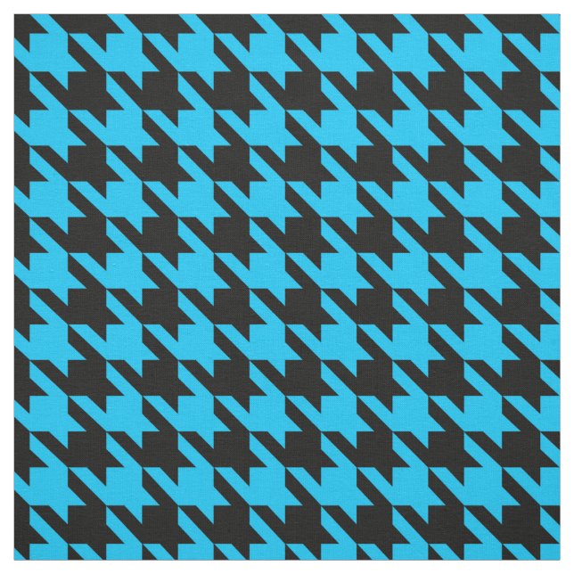 Tela Blue Black Houndstap Check (Retal)