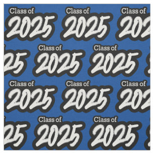 Tela Blue Bold Brush Clase de 2025