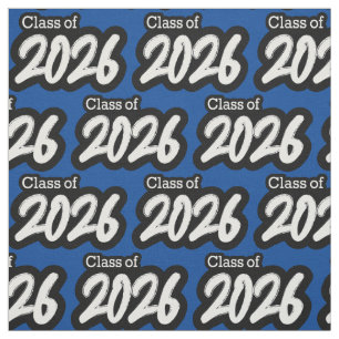 Tela Blue Bold Brush Clase de 2026