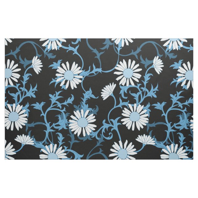Tela Blue Daisy ("Cuarto gordo" (fat quarter))