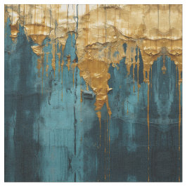 Tela Blue Floral Fabric Seamless Pattern Boho Modern