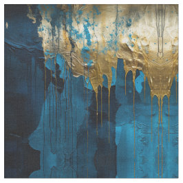 Tela Blue Floral Fabric Seamless Pattern Boho Modern