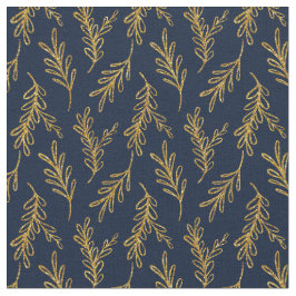 Tela Blue Floral Fabric Seamless Pattern Elegant Boho