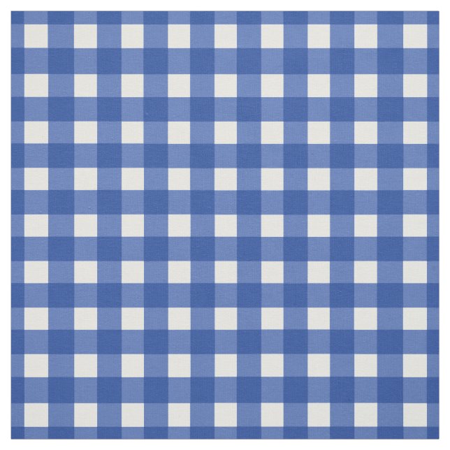 Tela Blue Gingham Check (Retal)