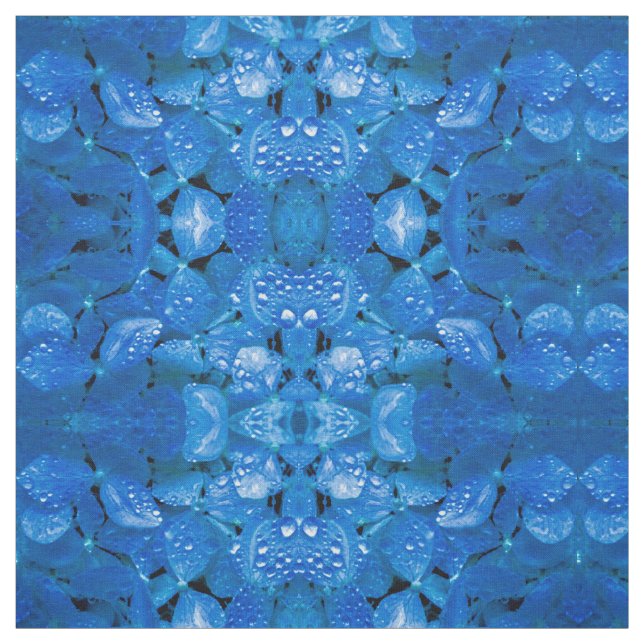 Tela Blue Hydrangea Fabric (Retal)
