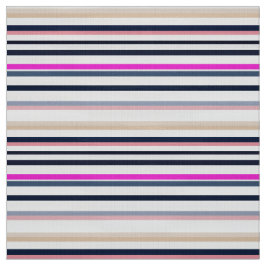 Tela Blue Pink and Sand Stripes