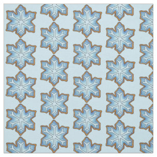 Tela Blue Snowflake Nieve Invierno Cocina de Azúcar Hol