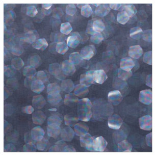 Tela Blue Sparkle Bokeh Lights