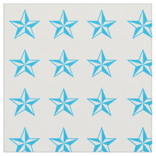 Tela Blue Stars Rodeo Western Fabric