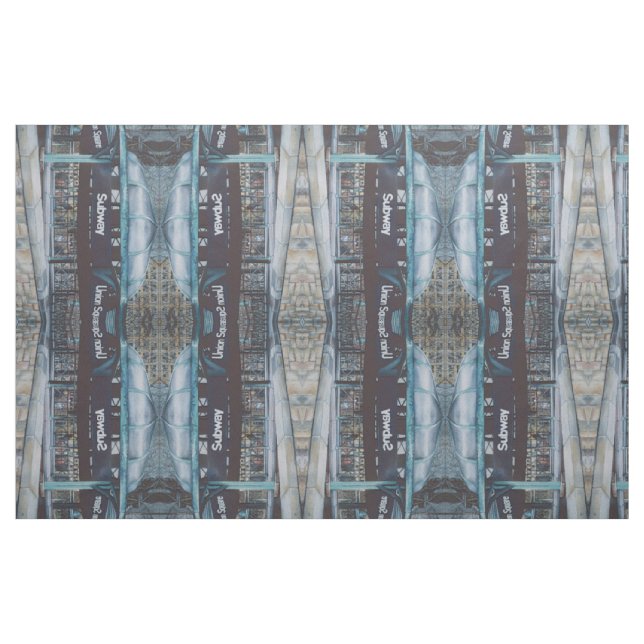 Tela Blues subterráneos ("Cuarto gordo" (fat quarter))