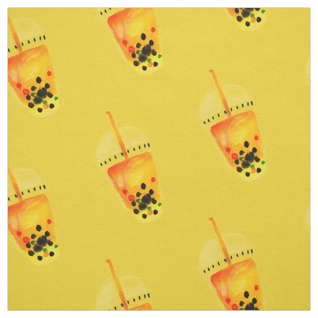 Tela Boba Bubble tea tea art ilustracion (Retal)