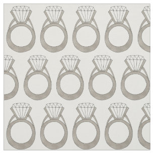 Tela Boda de diamantes Anillo de compromiso Novia Bling