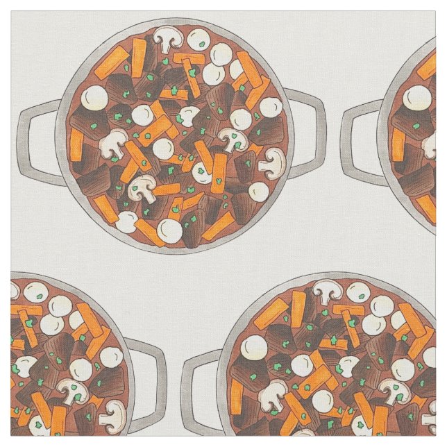 Tela Boeuf Bourguignon Beef Burgundy Stew comida france (De cerca)