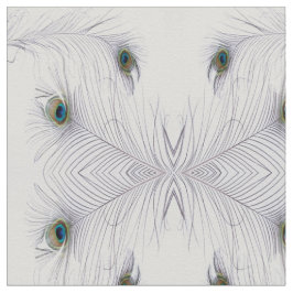 Tela bohemia marroquí de la pluma del pavo real de