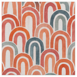 Tela Bohemian arch fish scale painted pattern