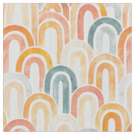 Tela Bohemian arch fish scale painted pattern