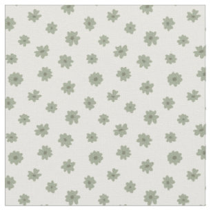 Tela Boho Floral Verde Menta Ditsy Delicado Femenino