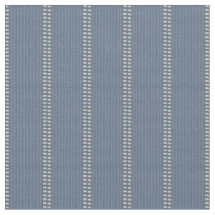 Tela Boho geo líneas sencillas beige denim azul rústico