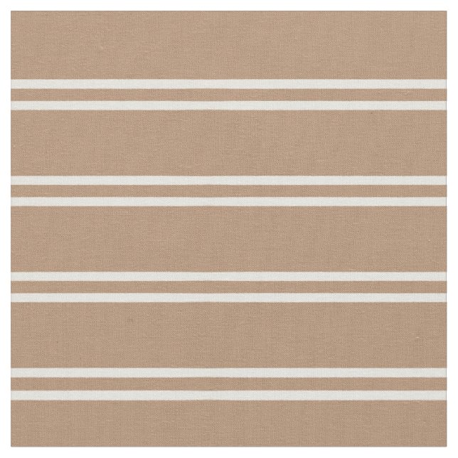 Tela Boho Modern Gender Neutral Striped Simple Brown (De cerca)