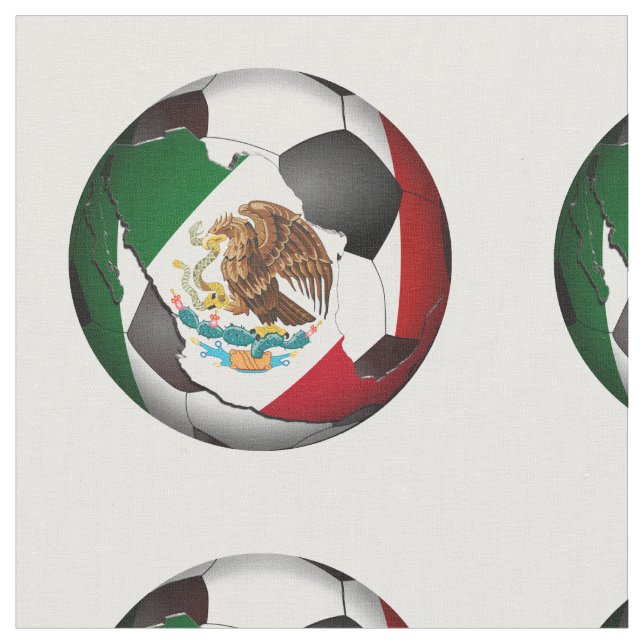 Tela Bola de fútbol de México (De cerca)
