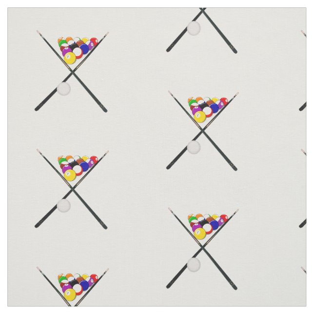 Tela Bolas de Billiard y Cuotas de Piscina (Retal)