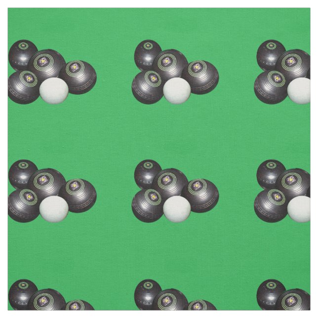 Tela Bolas De Césped Negro En Verde, (Retal)